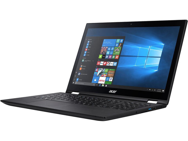 Acer Spin 3 SP315-51-54MW Ultrabook Intel Core i5 6th Gen 6200U (2.30 GHz) 256 GB SSD Intel HD Graphics 520 Shared memory 15.6" Touchscreen Windows 10 Home 64-Bit